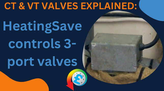 HeatingSave controls 3-port valves