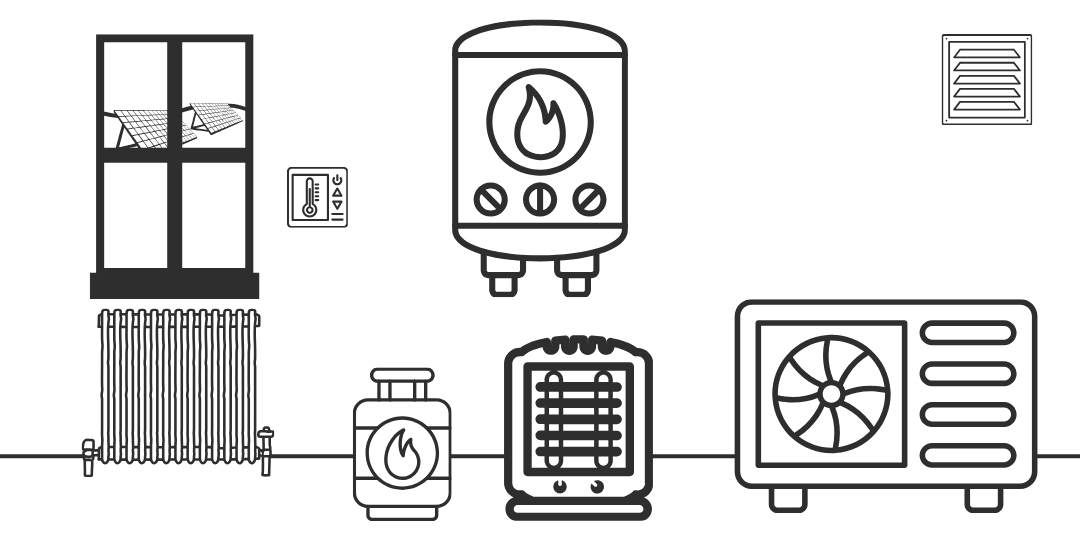 Different types of heating