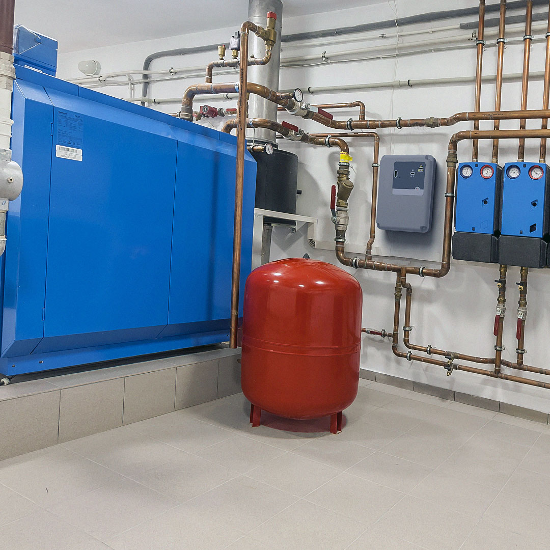 A large boiler room using HeatingSave 
